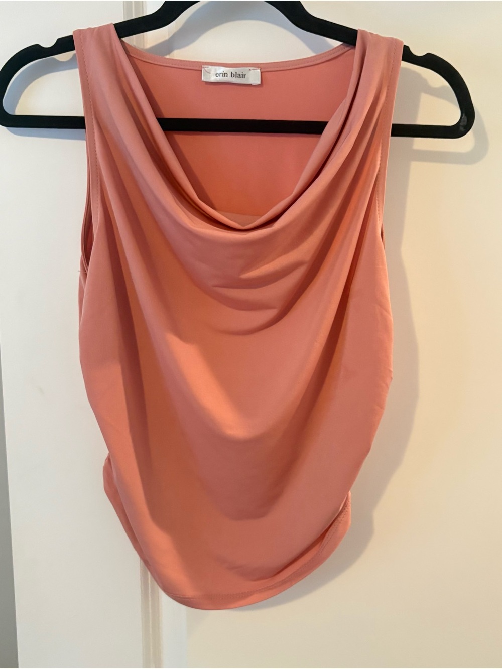 Erin Blair Dusty Rose Draped Cowl Neck Camisole